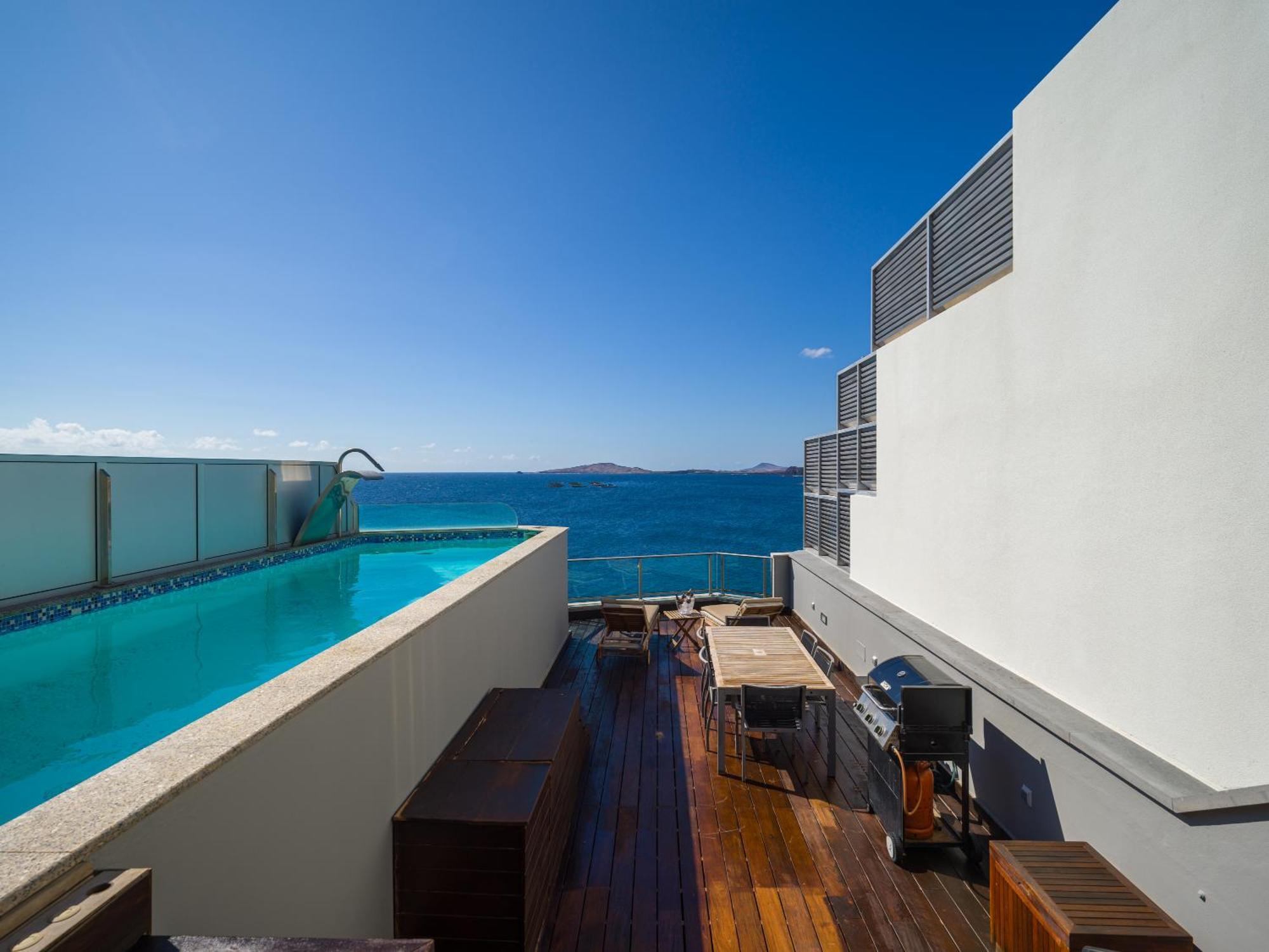 Penthouse With Private Swimming Pool Melenara Exterior foto