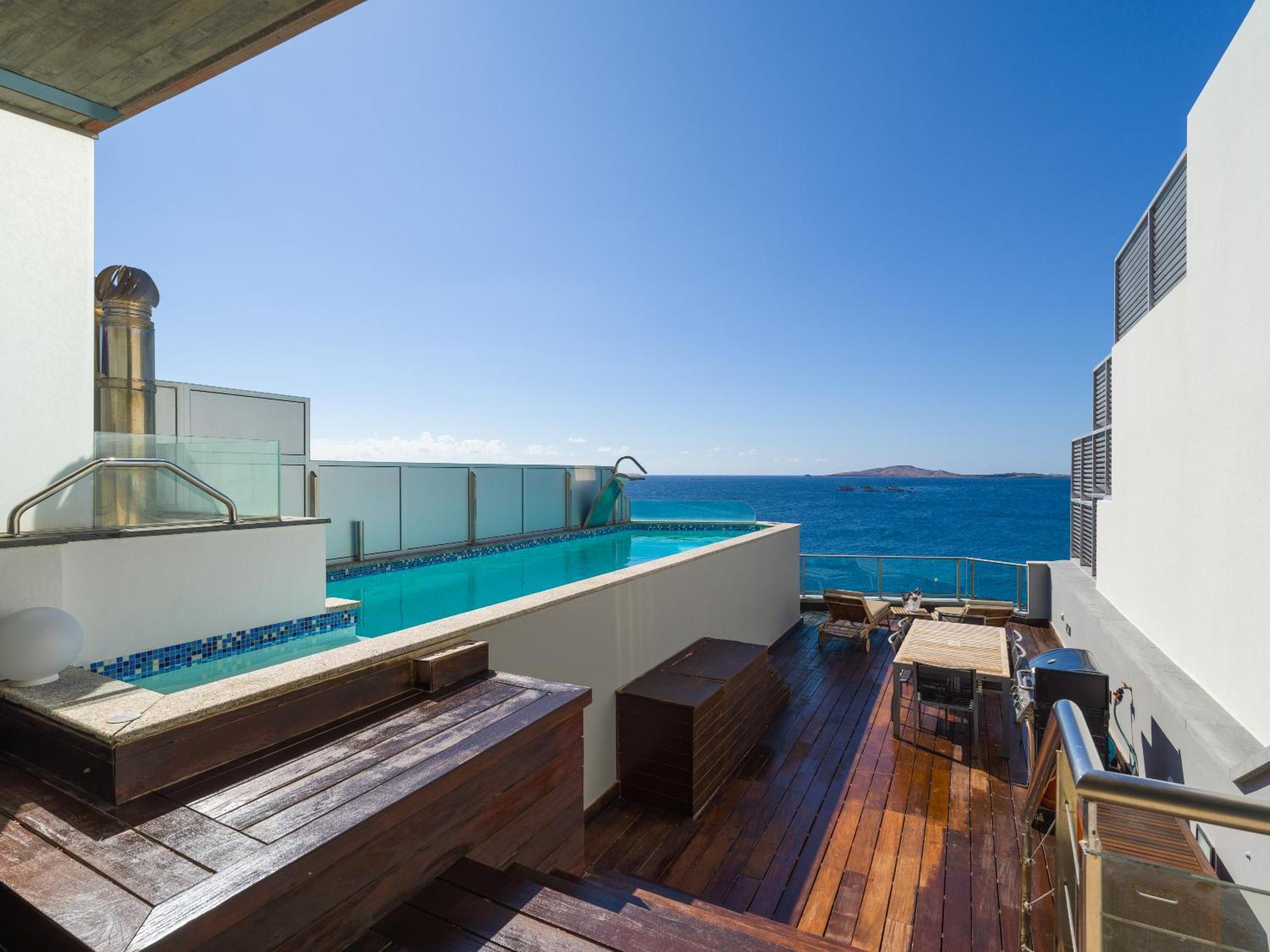 Penthouse With Private Swimming Pool Melenara Exterior foto